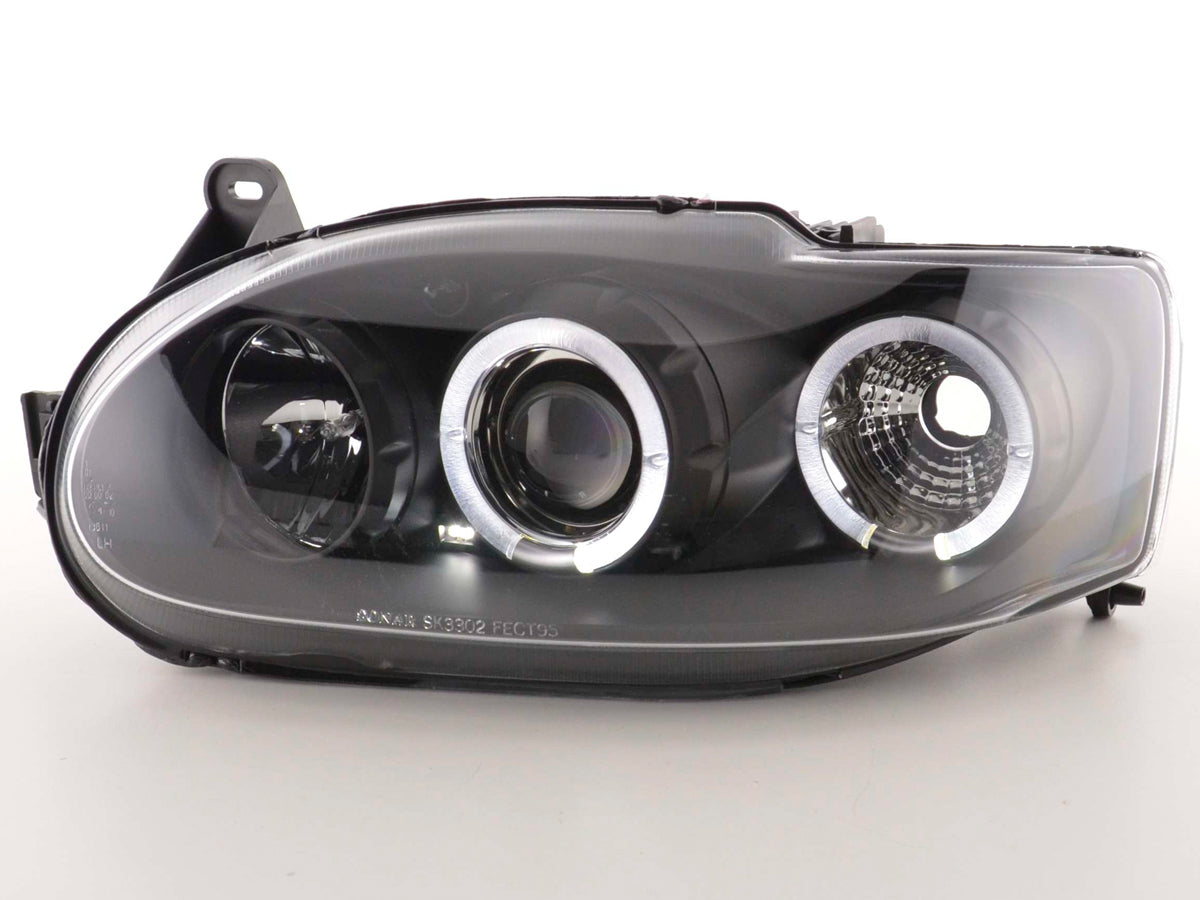 Scheinwerfer Set Ford Escort MK6  95-04 schwarz