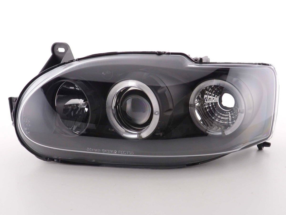 Scheinwerfer Set Ford Escort MK6  95-04 schwarz