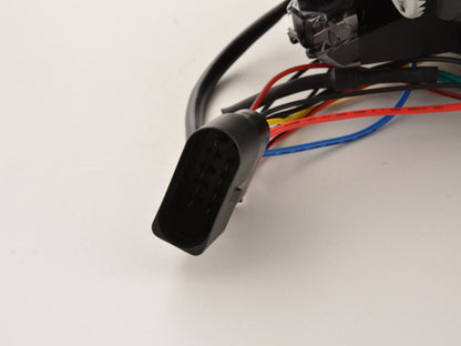 Scheinwerfer Set Daylight LED Tagfahrlicht VW Golf 7 Bj. ab 2012 GTI-Look schwarz/rot
