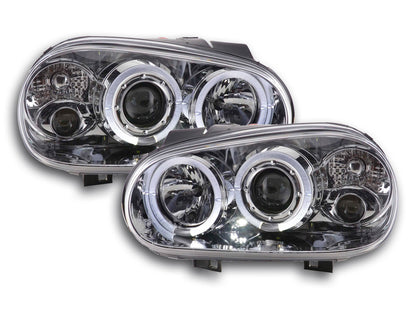 Scheinwerfer Set VW Golf 4 Typ 1J Bj. 98-03 chrom