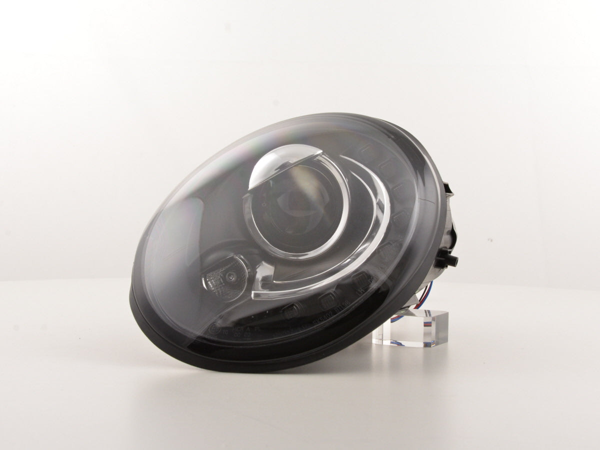 Scheinwerfer Set Daylight LED TFL-Optik VW New Beetle 9C Bj. 98-05 schwarz