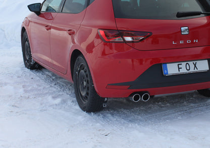 Seat Leon 5F Endschalldämpfer einseitig - 2x80 Typ 16