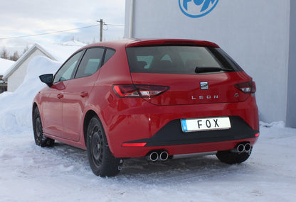 Seat Leon 5F Endschalldämpfer Ausgang rechts/links - 2x80 Typ 16 rechts/links