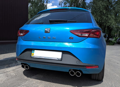 Seat Leon 5F - Einzelradaufhängung Endschalldämpfer Ausgang rechts/links - 2x80 Typ 16 rechts/links