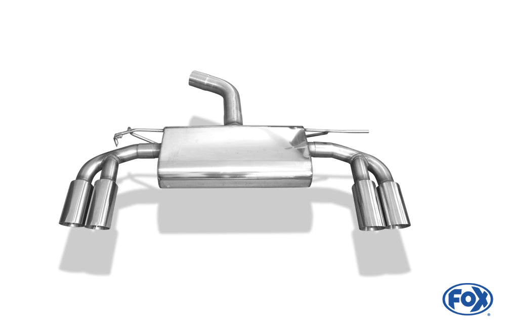 Audi A3 - 8V Limousine "ohne S-Line" Endschalldämpfer quer Ausgang rechts/links - 2x80 Typ 25 rechts/links