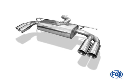 VW Golf VII  - Einzelradaufhängung Endschalldämpfer rechts/links - 2x80 Typ 25 rechts/links