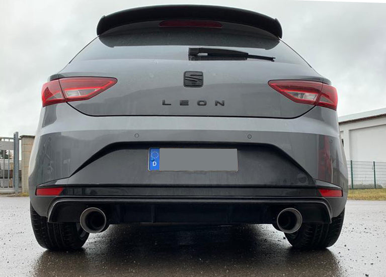 Seat Leon 5F Endschalldämpfer rechts/links - 1x100 Typ 25 rechts/links für Rieger Stoßstange (Art. Nr. 00088089)