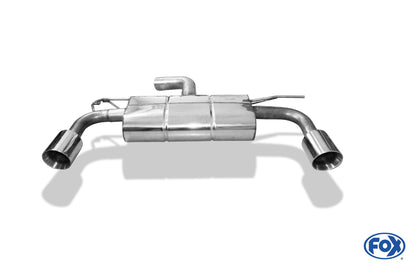 Seat Leon 5F - Einzelradaufhängung Facelift Endschalldämpfer Ausgang rechts/links - 1x100 Typ 25 rechts/links für Rieger Stoßstange