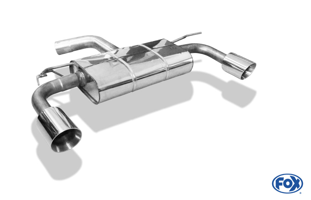 Seat Leon 5F - Einzelradaufhängung Facelift Endschalldämpfer Ausgang rechts/links - 1x100 Typ 25 rechts/links für Rieger Stoßstange