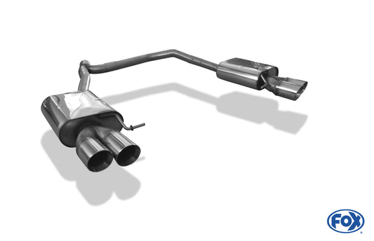 Seat Leon 5F ST - Einzelradaufhängung Endschalldämpfer rechts/links - 2x90 Typ 25 rechts/links