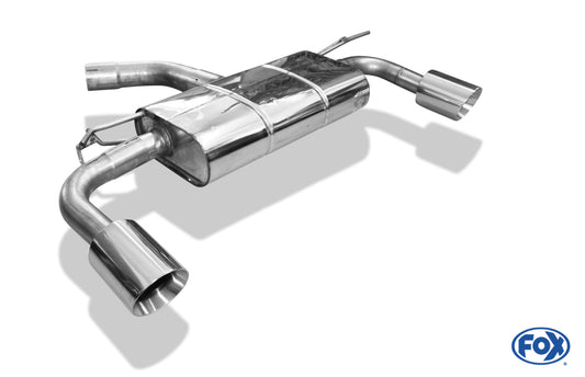 Seat Leon 5F - Einzelradaufhängung Endschalldämpfer Ausgang rechts/links - 1x100 Typ 25 rechts/links passend für Rieger Stoßstange