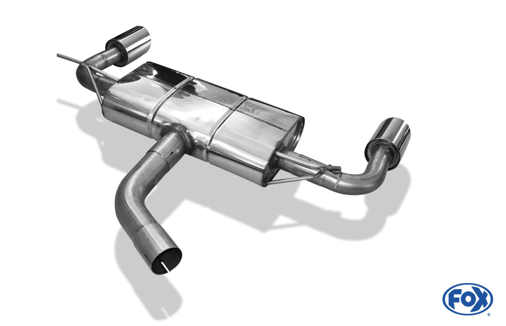 Seat Leon 5F - Starre Hinterachse Endschalldämpfer Ausgang rechts/links - 1x100 Typ 25 rechts/links für Rieger Stoßstange