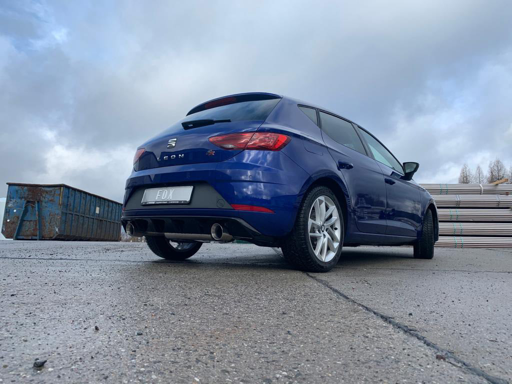 Seat Leon 5F - Einzelradaufhängung Facelift Endschalldämpfer Ausgang rechts/links - 1x100 Typ 25 rechts/links für Rieger Stoßstange