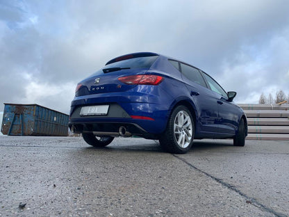 Seat Leon 5F - Einzelradaufhängung Facelift Endschalldämpfer Ausgang rechts/links - 1x100 Typ 25 rechts/links für Rieger Stoßstange