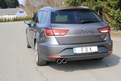 Seat Leon 5F ST - Einzelradaufhängung Endschalldämpfer - 2x90 Typ 16