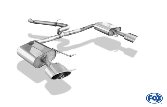 Seat Leon 5F ST 4x4 - Cupra 300 mit OPF Halbanlage ab OPF - 160x90 Typ 38 rechts/links