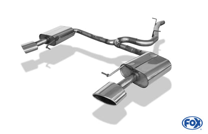 Seat Leon 5F ST 4x4 - Cupra 300 mit OPF Halbanlage ab OPF - 160x90 Typ 38 rechts/links