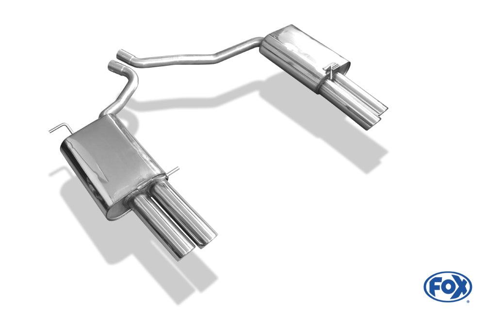 Seat Exeo 3R/ 3R ST - 2,0l TFSI Endschalldämpfer rechts/links zweiflutig - 2x76 Typ 17 rechts/links
