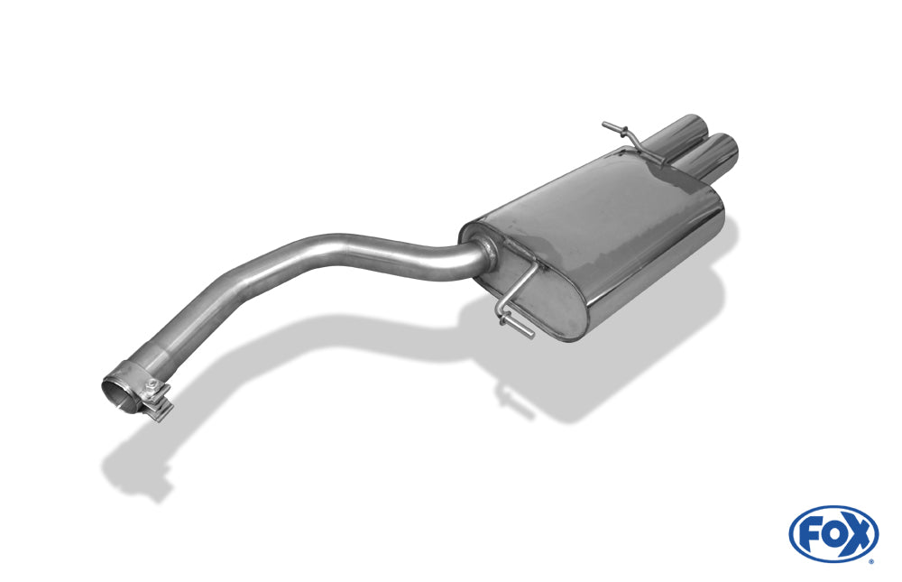 Audi A4 Typ B7 Endschalldämpfer - 2x80 Typ 16