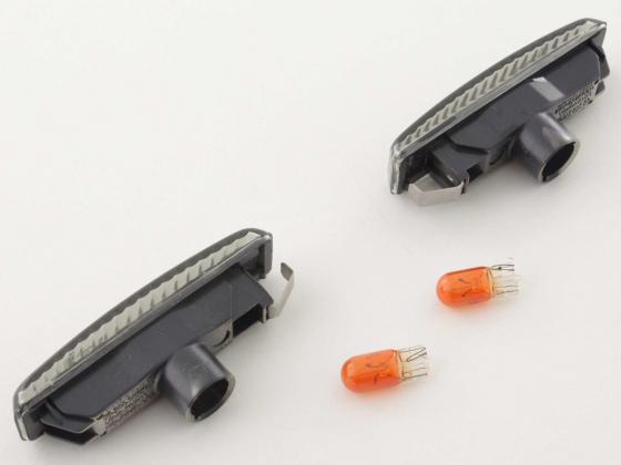 Seitenblinker Blinker Set BMW 5er E39, schwarz