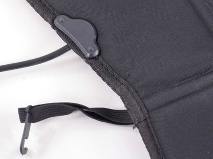 Sitzauflage mit Sitzheizung schwarz