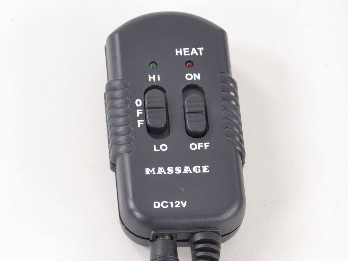 Sitzauflage mit Sitzheizung und Massagefunktion schwarz