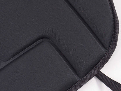 Sitzauflage mit Sitzheizung und Massagefunktion schwarz