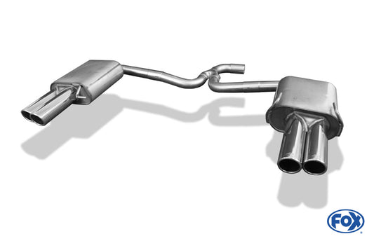 Skoda Superb 3T Frontantrieb Endschalldämpfer rechts/links - 2x80 Typ 16 rechts/links