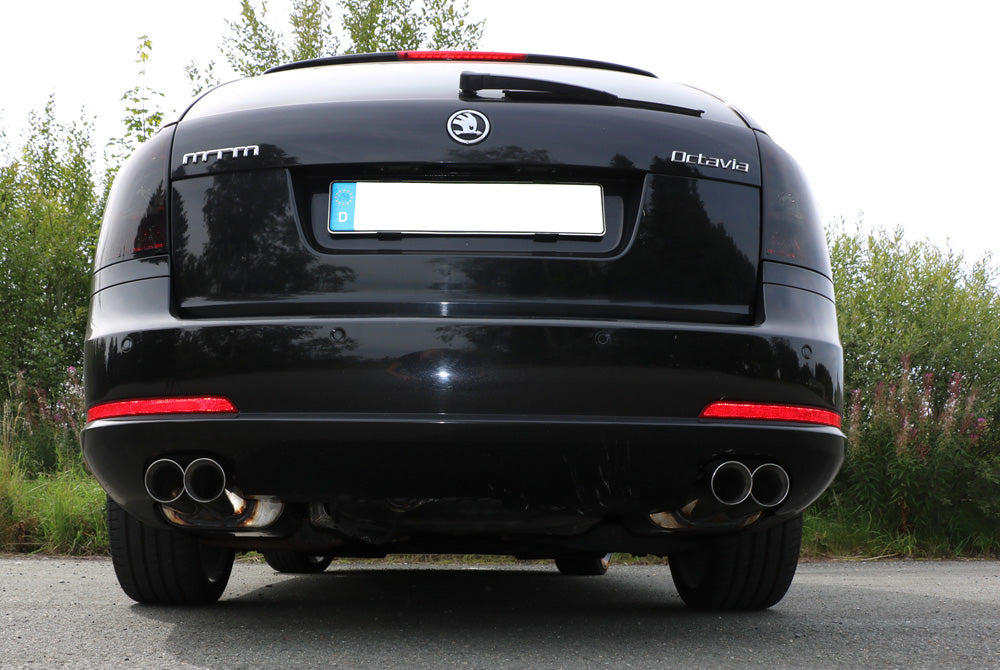 Skoda Octavia Typ 1Z inkl. Facelift Endschalldämpfer rechts/links - 2x76 Typ 25 rechts/links