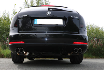 Skoda Octavia Typ 1Z inkl. Facelift Endschalldämpfer rechts/links - 2x76 Typ 25 rechts/links