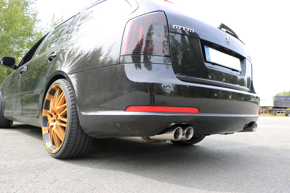 Skoda Octavia Typ 1Z inkl. Facelift Endschalldämpfer rechts/links - 2x76 Typ 25 rechts/links