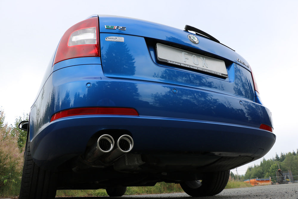 Skoda Octavia Typ 1Z RS inkl. Facelift Endschalldämpfer einseitig - 2x80 Typ 17