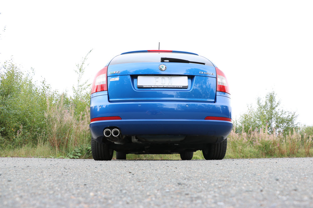Skoda Octavia Typ 1Z RS inkl. Facelift Endschalldämpfer einseitig - 2x80 Typ 17