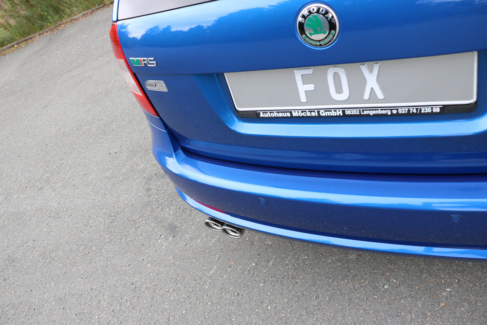 Skoda Octavia Typ 1Z RS inkl. Facelift Endschalldämpfer einseitig - 2x80 Typ 17