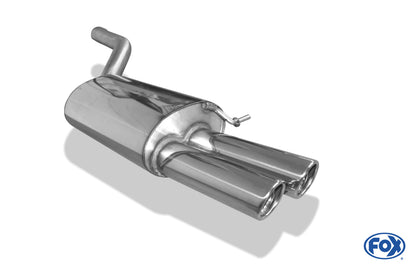 Skoda Octavia Typ 1Z RS inkl. Facelift Endschalldämpfer einseitig - 2x80 Typ 17