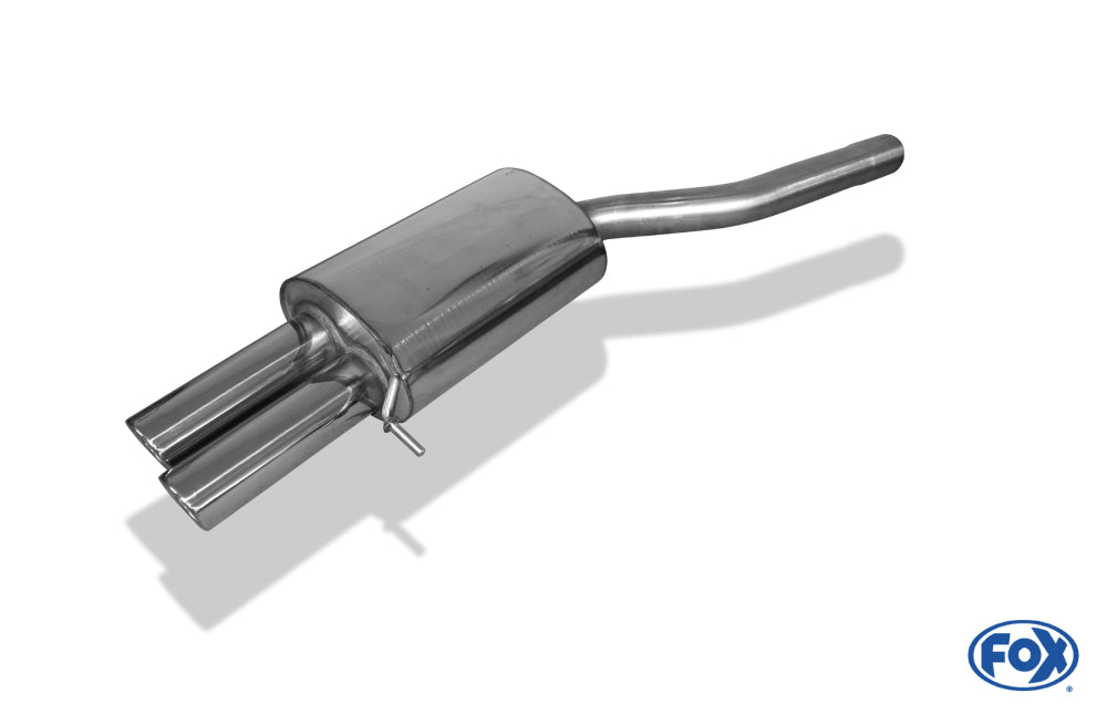 Skoda Octavia Typ 1Z RS inkl. Facelift Endschalldämpfer einseitig - 2x80 Typ 17