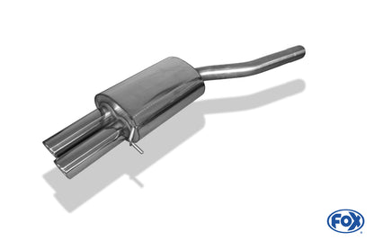 Skoda Octavia Typ 1Z RS inkl. Facelift Endschalldämpfer einseitig - 2x80 Typ 17