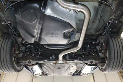 Skoda Octavia 5E RS - TDI Endschalldämpfer rechts/links - Austritt der Endrohre in den originalen Endrohren