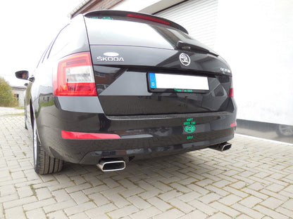 Skoda Octavia 5E Endschalldämpfer rechts/links - 145x65 Typ 59 rechts/links
