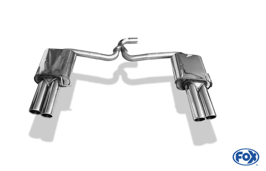 Skoda Superb 3T 4x4 Endschalldämpfer rechts/links - 2x80 Typ 16 rechts/links