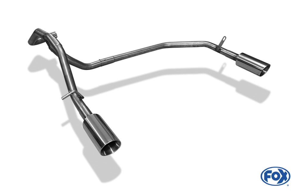 Seat Mii/ Skoda Citigo/ VW UP Endrohrsystem rechts/links passend auf originalen oder FOX-Endschalldämpfer   - 1x80 Typ 25 rechts/links