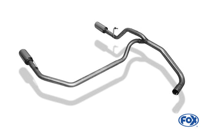 Seat Mii/ Skoda Citigo/ VW UP Endrohrsystem rechts/links passend auf originalen oder FOX-Endschalldämpfer   - 1x80 Typ 25 rechts/links