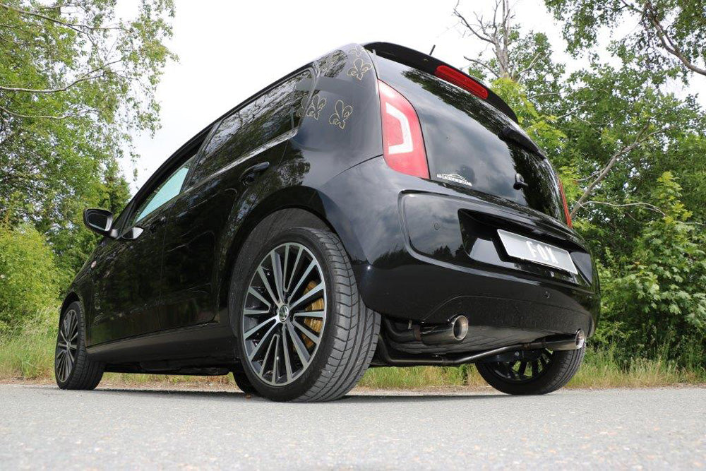 Seat Mii/ Skoda Citigo/ VW UP Endrohrsystem rechts/links passend auf originalen oder FOX-Endschalldämpfer   - 1x80 Typ 25 rechts/links