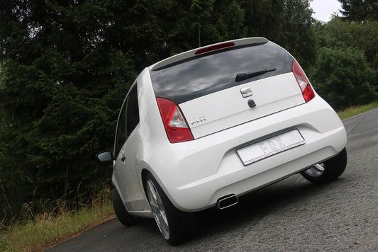 Seat Mii/ Skoda Citigo/ VW UP Endrohrsystem links passend auf originalen oder FOX-Endschalldämpfer - 145x60 Typ 59 links