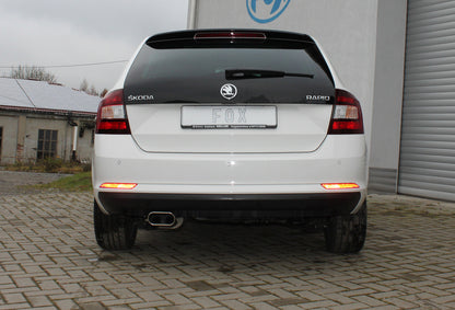 Skoda Rapid Spaceback Endschalldämpfer - 150x70 Typ 52