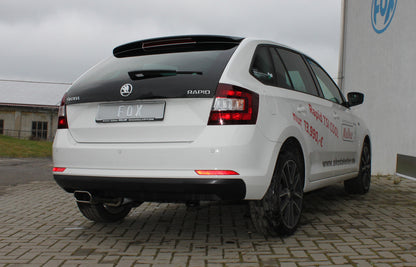 Skoda Rapid Spaceback Endschalldämpfer - 150x70 Typ 52