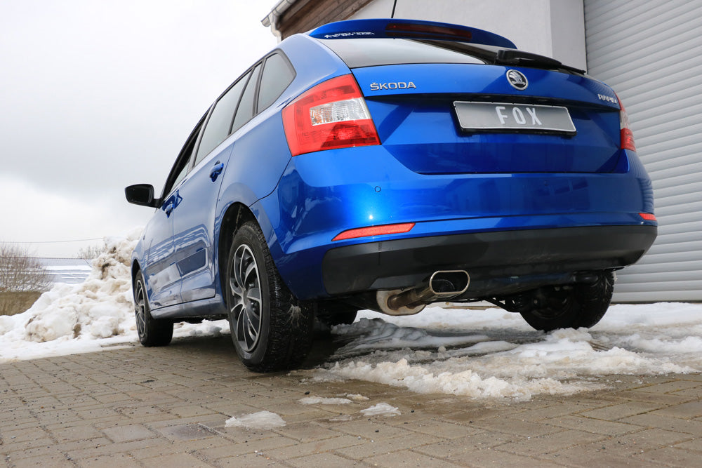 Skoda Rapid Spaceback Endschalldämpfer - 150x70 Typ 52