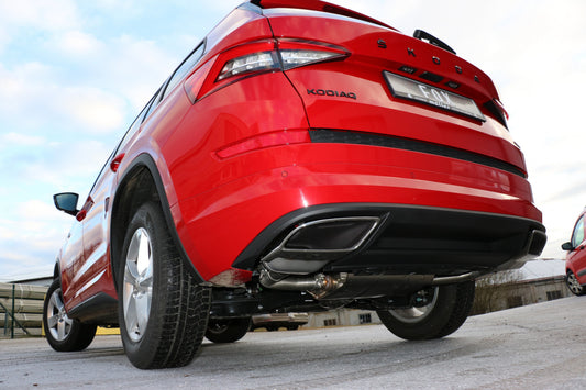 Skoda Kodiaq 4x4 mit RS-Optik Endschalldämpfer Ausgang rechts/links