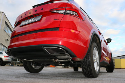 Skoda Kodiaq 4x4 mit RS-Optik Endschalldämpfer Ausgang rechts/links