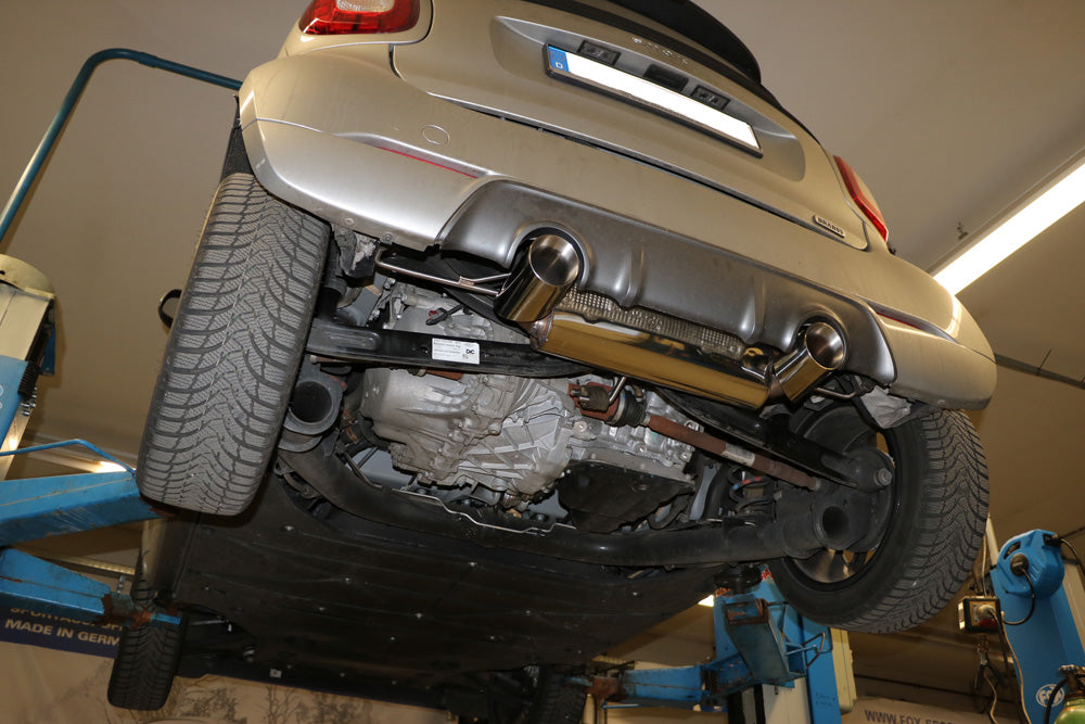 Smart Forfour 453 Brabus Endschalldämpfer quer Ausgang rechts/links inkl. Flexstück - 1x100 Typ 25 rechts/links